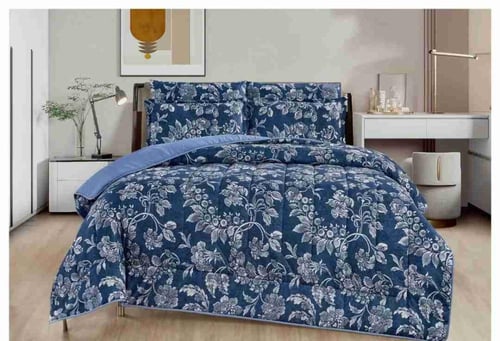 مفرش نفرين مشجر ذو طابع وجهين ليمنحك صيف منعش مع خ...