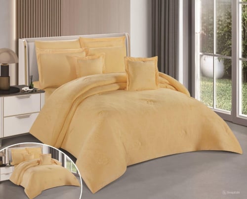 مفرش سيلا نفر و نص شتوي بنقش فخم وبتصميم حصري واني...