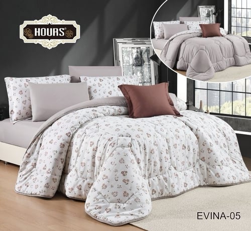 مفرش هورس نفر مشجر بنمط الطبيعة ذو طابع وجهين