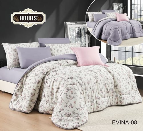 مفرش هورس نفر مشجر بنمط الطبيعة ذو طابع وجهين