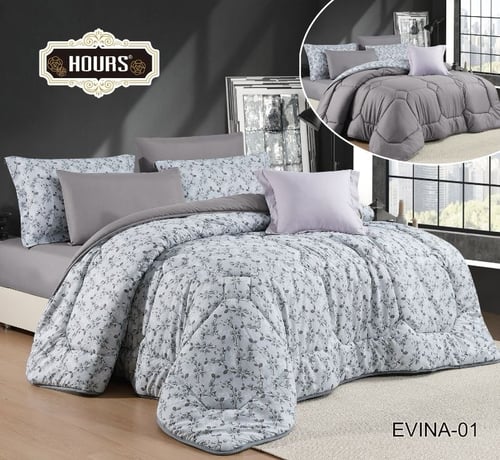 مفرش هورس نفرين مشجر بنمط الطبيعة ذو طابع وجهين