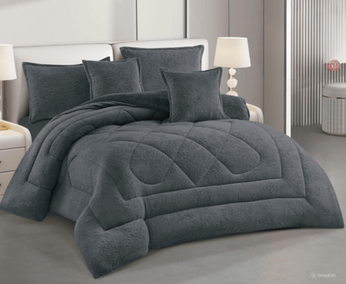 مفرش لمار نفر و نص سادة منقوش شتوي لمنحك الدفئ مقا...