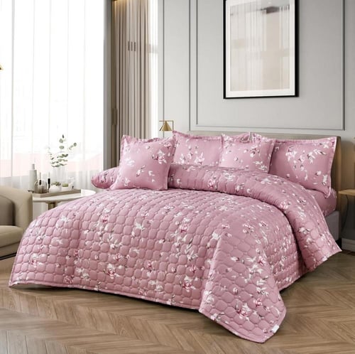 MINGLI مفرش سرير مضغوط نفرين صيفي من المايكروفايبر...