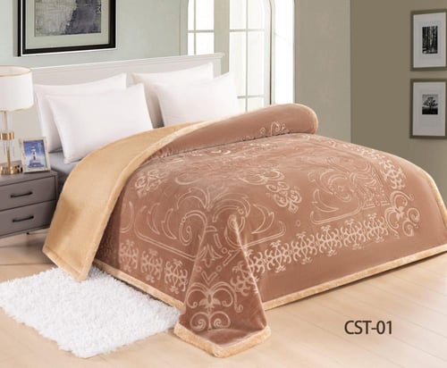 بطانيه لوف هوم ذو طابع وجهين مخمل و فرو ليمنحك دفى...