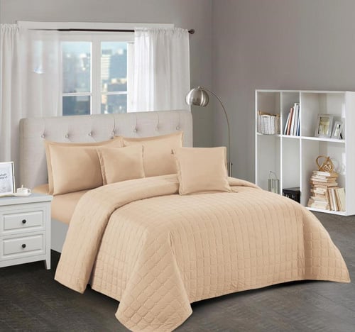 SNOOZYL مفرش سرير نفرين مضغوط صيفي فخم من المايكرو...