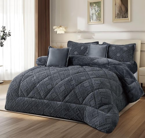 مفرش لوري سرير نفرين من الفرو والمخمل الناعم ليمنح...