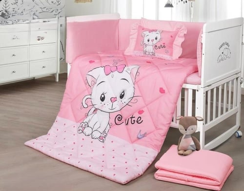 مفرش DREMS سرير حواجز سرير اطفال 5 قطع صيفي ليمنح...