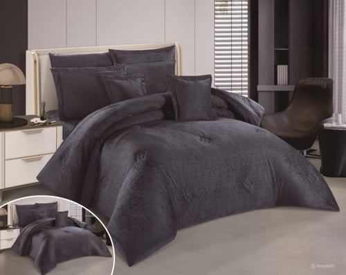 مفرش سيلا نفرين شتوي بنقش فخم وبتصميم حصري وانيق