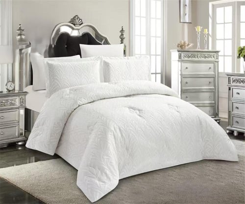 INFINITI مفرش سرير نفرين بتصميم النقش ليمنحك راحة...