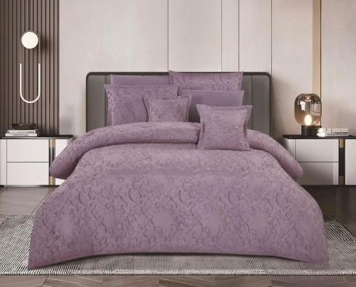 FLORY طقم لحاف سرير نفرين بتصميم نقش ليمنك الاناقة...