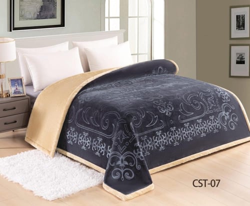 بطانيه لوف هوم ذو طابع وجهين مخمل و فرو ليمنحك دفى...