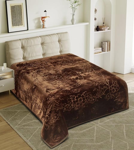 بطانية نفرين سادة محفور بخامة عالية الجودة