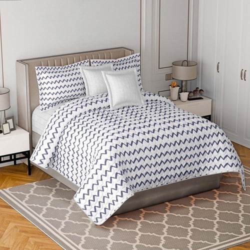 مفرش ميني نفرين مضغوط بتصميم مشجر صيفي