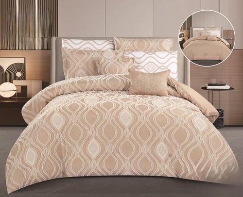 MILA مفرش سرير نفرين فخم بتصميم حصري وجذاب من الما...