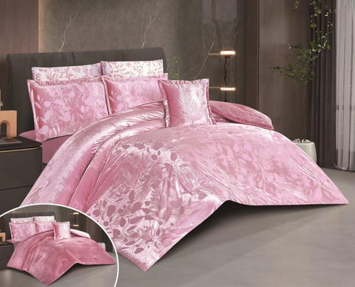 مفرش الشتاء نفرين من المخمل الناعم بتصميم حصري وجذ...