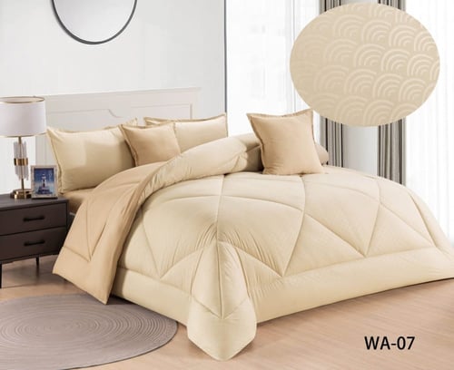 مفرش نفر سادة بنمط رسم مدمج فخم من المايكوفايبر