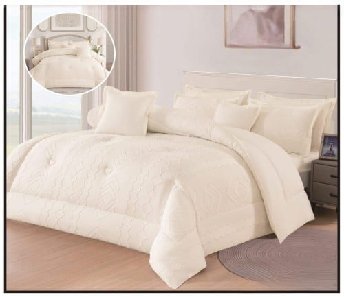 مفرش نفرين جراند ذو طابع نقش يوفر لك الراحه والانا...