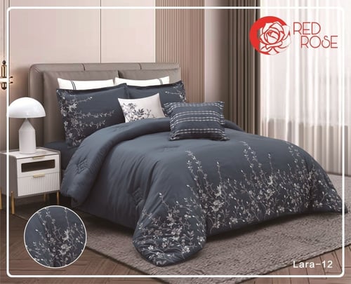 لحاف منفوخ مطرز لارا نفرين 8 قطع