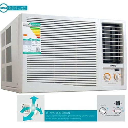 مكيف بيسك شباك 18000 وحدة – بارد فقط، موفر للطاقة،...