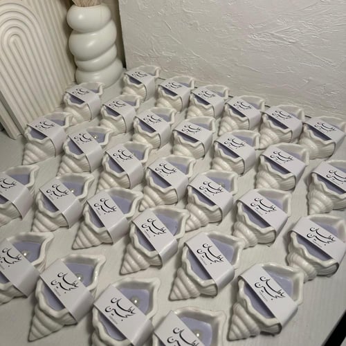 شمعة القوقعة(تغليف ورق)