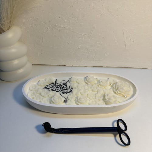 شمعة بيضاوية