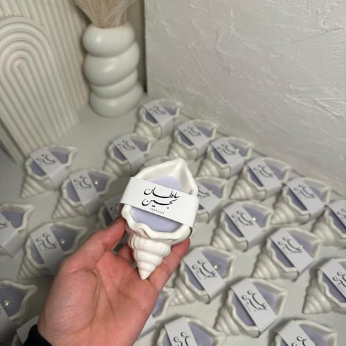 شمعة القوقعة(تغليف ورق)