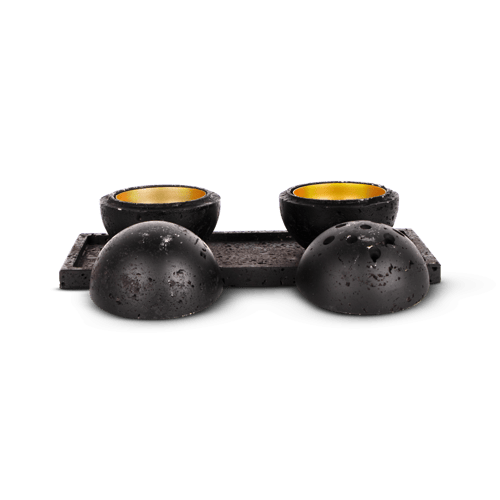 مبخرة "جُمان" – طقم ترافرتين أسود فاخر