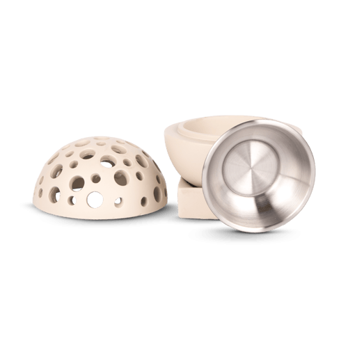 مبخرة "روابي" – فخارية بلون بيج