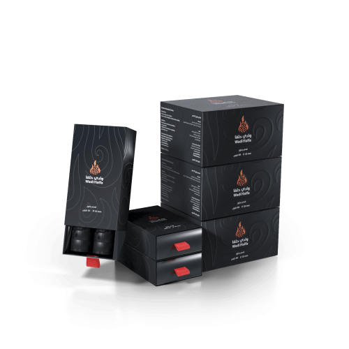 6 علب فحم بخور وسط - 60 قرص / 20 قرص