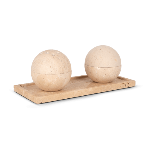 مبخرة "حنان" – طقم ترافرتين بيج