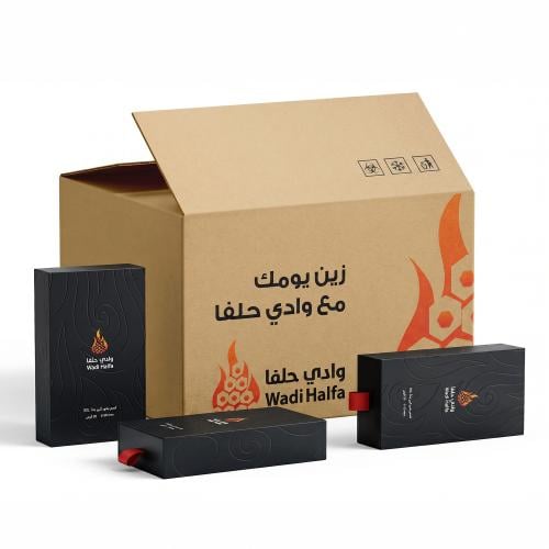 فحم بخور وادي حلفا كبير XXL 20 قرص - 15 علبة
