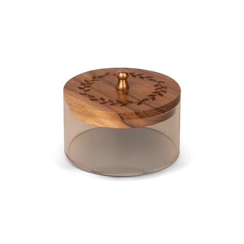 طقم مباخر خشبي صينية بيضوي مشجر