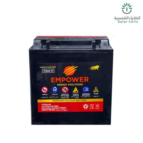 بطارية ام باور 12V-30Ah جل