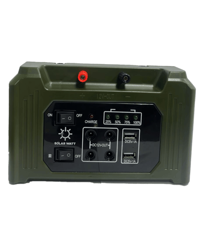 جهاز متنقل مع انارات