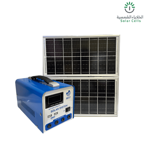 منظومة ليثيوم 8 أمبير 4 لمبات 4 امبير 1208BLUE