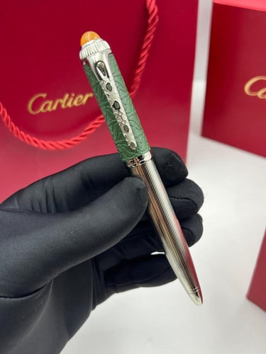 طقم ساعة وقلم من كارتير