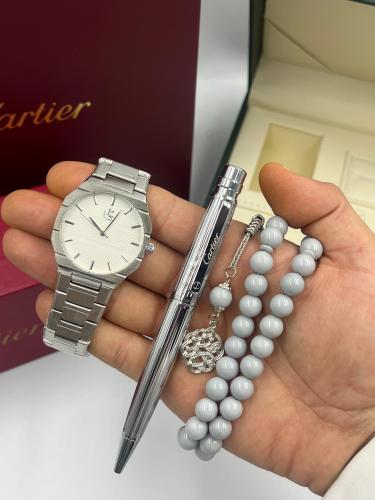 طقم ساعة سبحة وقلم