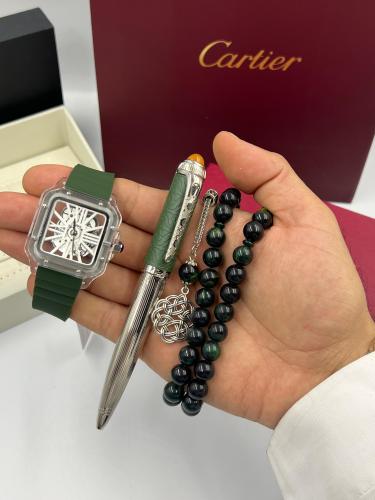 طقم ساعة سبحة وقلم