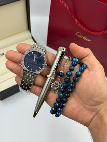 طقم ساعة سبحة وقلم