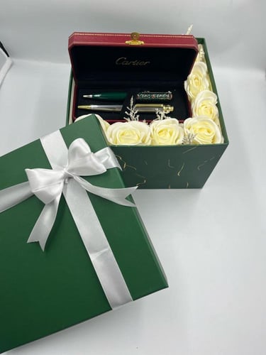 بوكس تغليف هدايا-لون اخضر