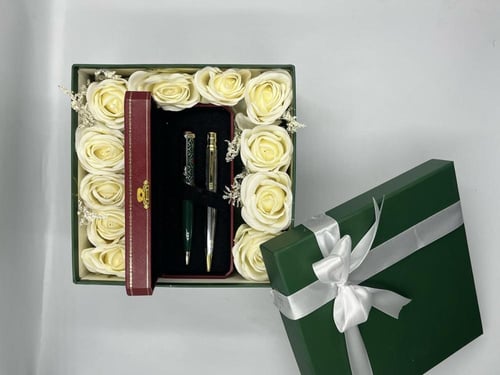 بوكس تغليف هدايا-لون اخضر