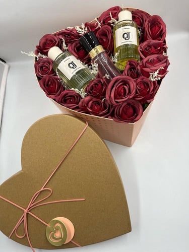 بوكس تغليف هدايا- شكل القلب