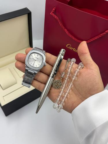 طقم ساعة سبحة وقلم