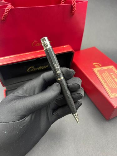 قلم كارتير سانتوس اسود منقوش