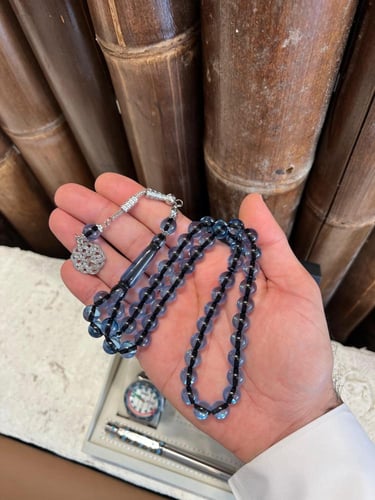 طقم ساعة سبحة وقلم