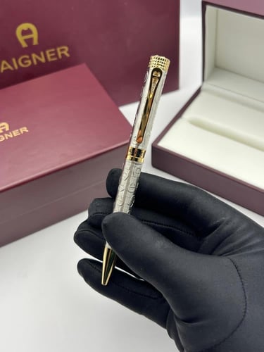 قلم إجنر- فضي ذهبي