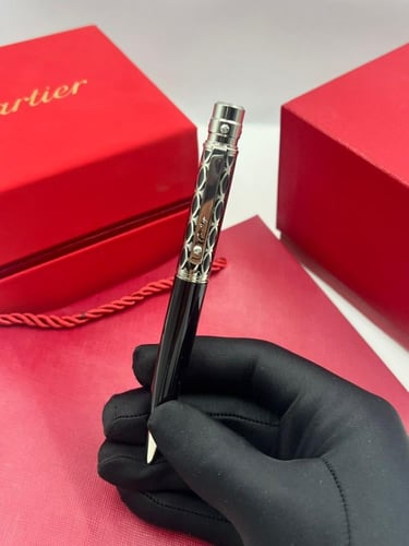 قلم كارتير سانتوس -اسود منقوش