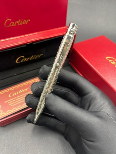 قلم كارتير سانتوس فضي