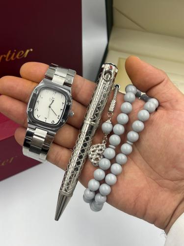 طقم ساعة سبحة وقلم