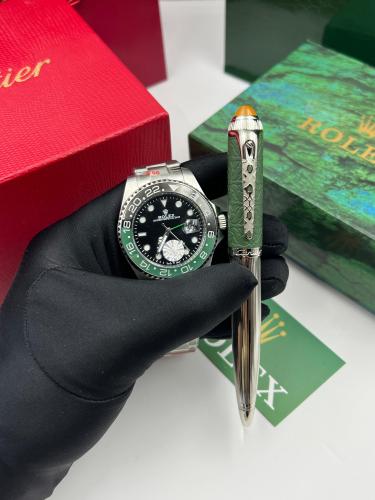 طقم ساعة رولكس وقلم كارتير